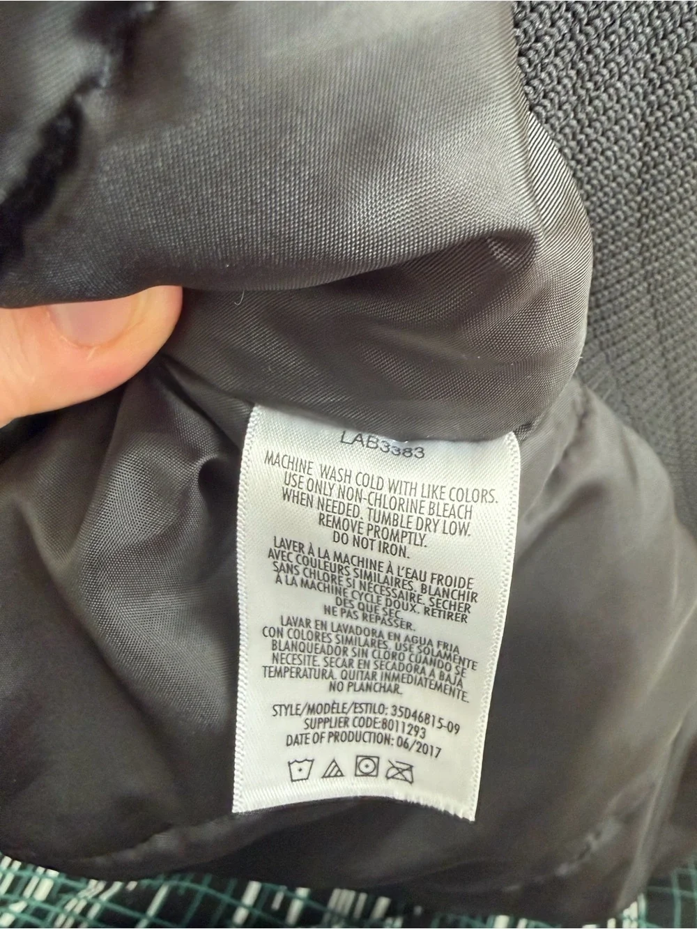 Calvin Klein Jeans Boys Charcoal Gray MA-1 Bomber Jacket Size 4T M(4)